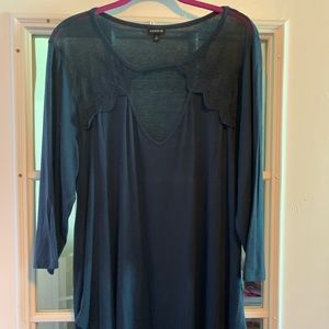 Torrid NWOT never worn Navy shirt